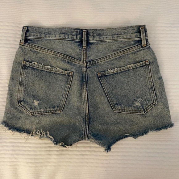 Agolde jaden denim shorts in surreal wash - Picture 5 of 5